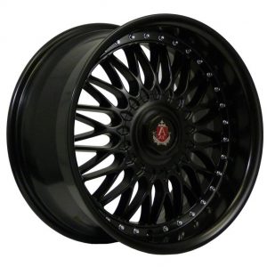 Axe EX10 Matt Black classic mesh style alloy wheel