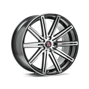 Axe EX15 Gloss Black Polished angle 1 alloy wheel