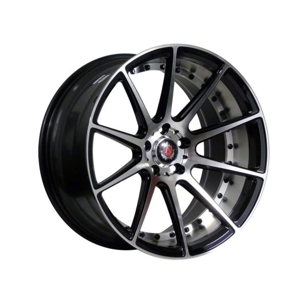 Axe EX16 Black Polished Face and Barrel alloy wheel