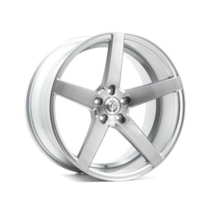 Axe EX18 Silver Polished Face angled 1 alloy wheel