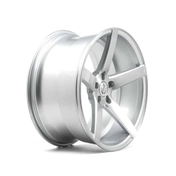 Axe EX18 Silver Polished Face angled 2 alloy wheel