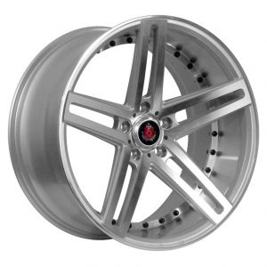 Axe EX20 Silver Polished Face and Barrel alloy wheel