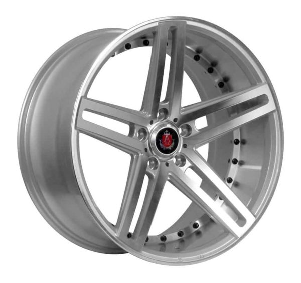 Axe EX20 Silver Polished Face and Barrel alloy wheel