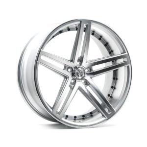 Axe EX20 Silver Polished Face and Barrel angle 1 alloy wheel