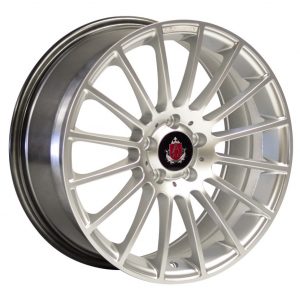 Axe Ex23 Hyper Silver multi spoke alloy wheel
