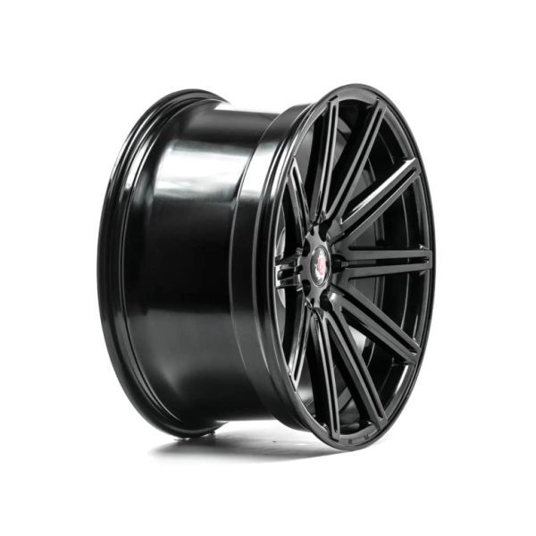 Axe Ex15 Gloss Black angle 2 alloy wheel