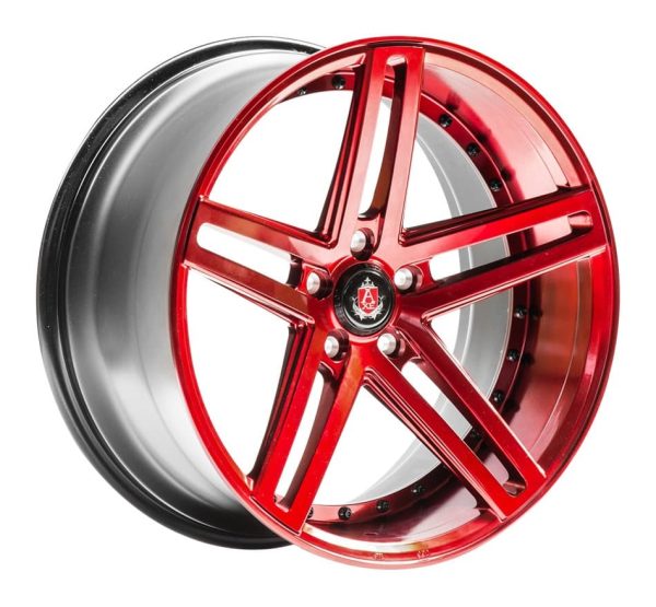 Axe Ex20 Candy Red 5 spoke alloy wheel