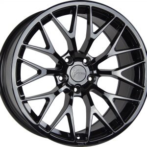 1Form Edition 1 Liquid Black Edition.1 EDT.1 split Y spoke alloy wheel
