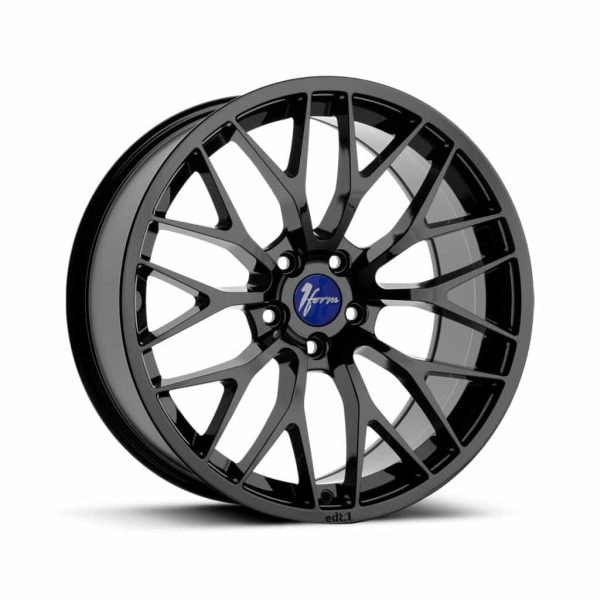 1Form Edition.1 Gloss Black Blue Cap EDT.1 alloy wheel