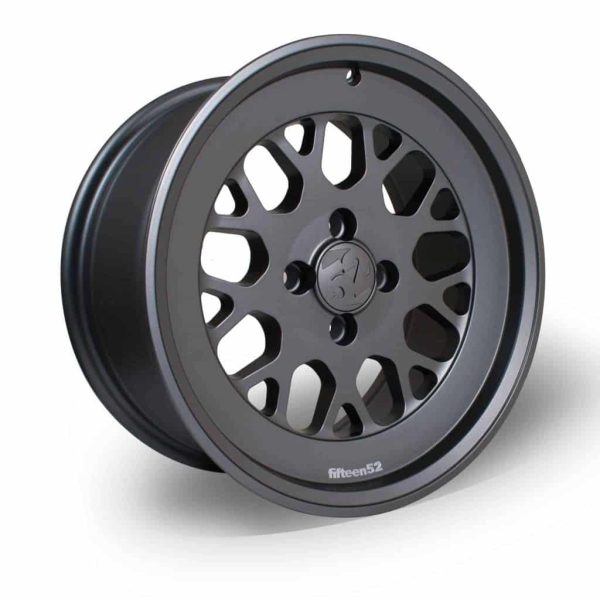 Fifteen52 Formula TR Carbon Grey angle 1680 flat faced alloy wheel