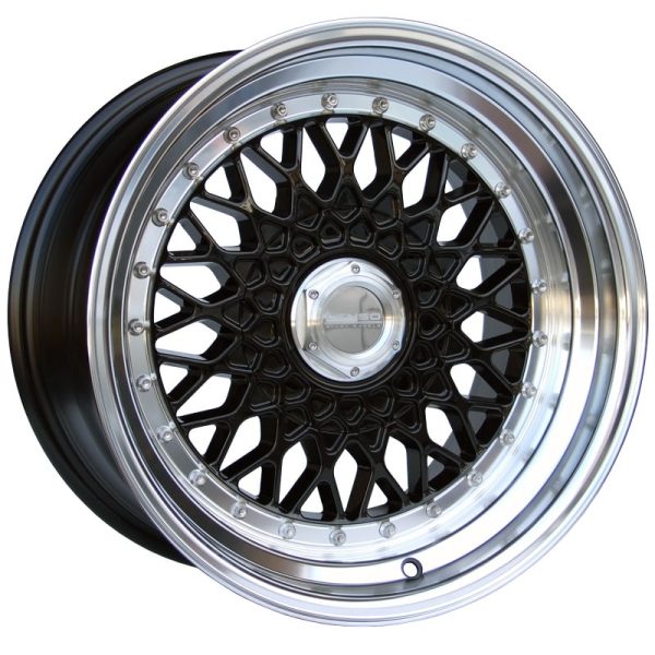 Lenso BSX Black wider rear classic mesh alloy wheel