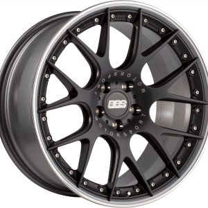 BBS CH-R II Satin Black Flow Formed Split Rim Y spoke alloy wheel