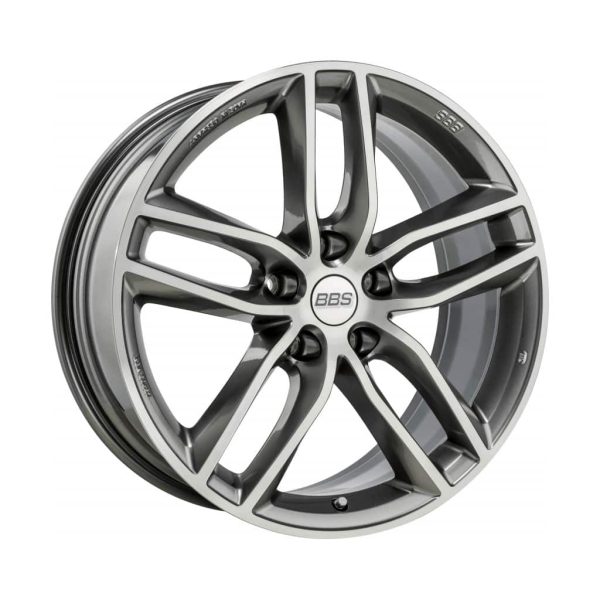 BBS SX Platinum Silver Polished Face alloy wheel