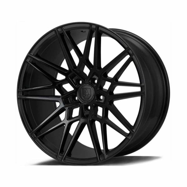 Axe CF1 Gloss Black angle 1 alloy wheel