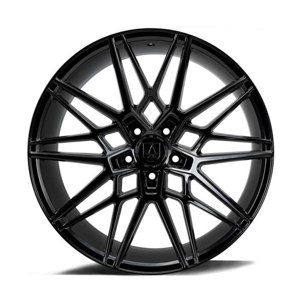Axe CF1 Gloss Black angle 2 alloy wheel