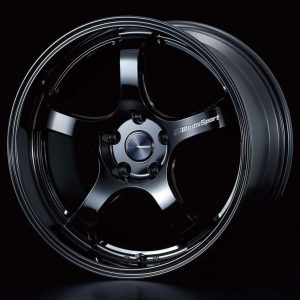 Weds Sport RN05M Gloss Black 61mm Rim depth 18x10 lightweight alloy wheel