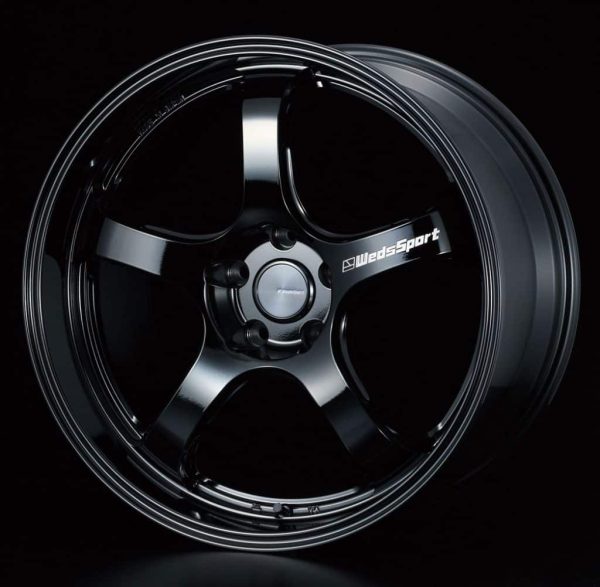 Weds Sport RN05M Gloss Black 61mm Rim depth 19x10.5 lightweight alloy wheel