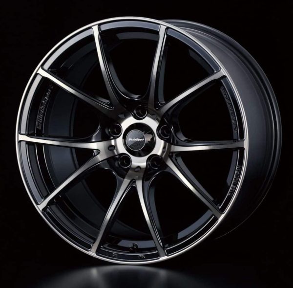 Weds Sport SA10R Zebra Black Bright Face R lightweight alloy wheel
