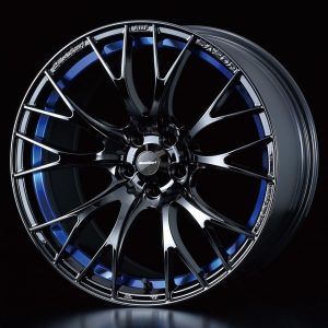 Weds Sport SA20R Blue Light Chrome II Face R lightweight alloy wheel