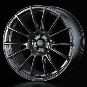 Weds Sport SA72R Hyper Black Clear Face R lightweight alloy wheel