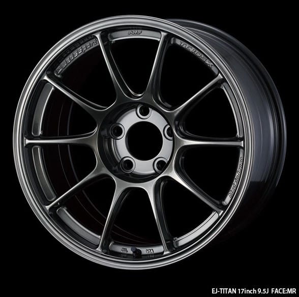 Weds Sport TC105X EJ Titan 17x9.5 Face MR lightweight alloy wheel