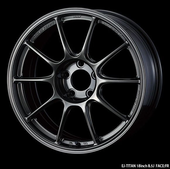 Weds Sport TC105X EJ Titan 18x8.5 Face FR lightweight alloy wheel