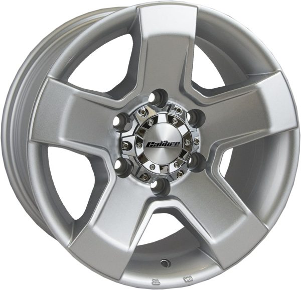 Calibre Outlaw Silver 900 5 spoke alloy wheel