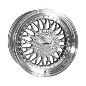Calibre Vintage Silver Polished angle alloy wheel