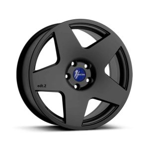 1Form Edition.2 Matt Black Blue Cap 1024 alloy wheel