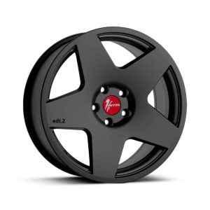 1Form Edition.2 Matt Black Red Cap 1024 alloy wheel