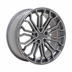 Velare VLR04 Platinum Grey Polished angle 1 alloy wheel