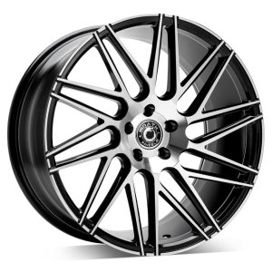 Wrath WF4 black polish 1 alloy wheel