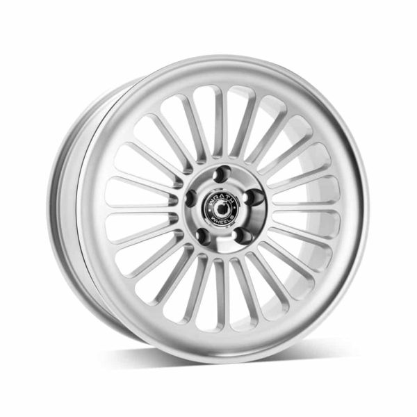 Wrath WF8 Silver Polish angle 1 alloy wheel