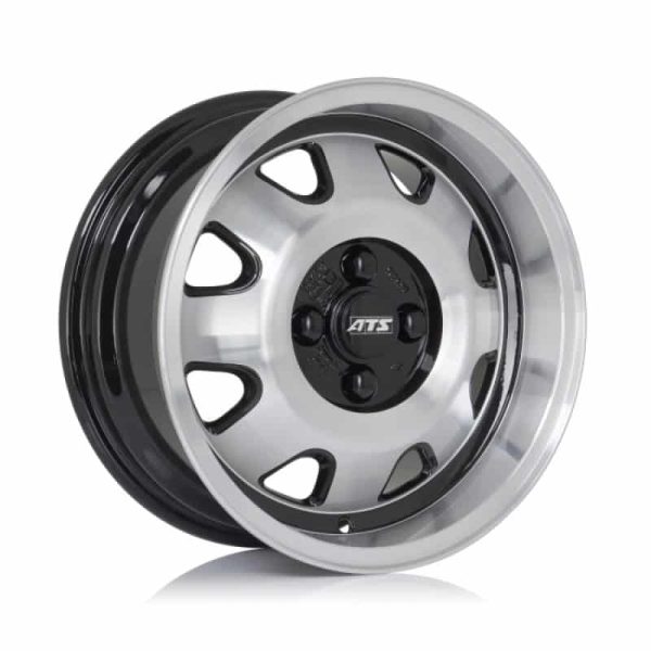 ATS Cup 15 Black Polished alloy wheel