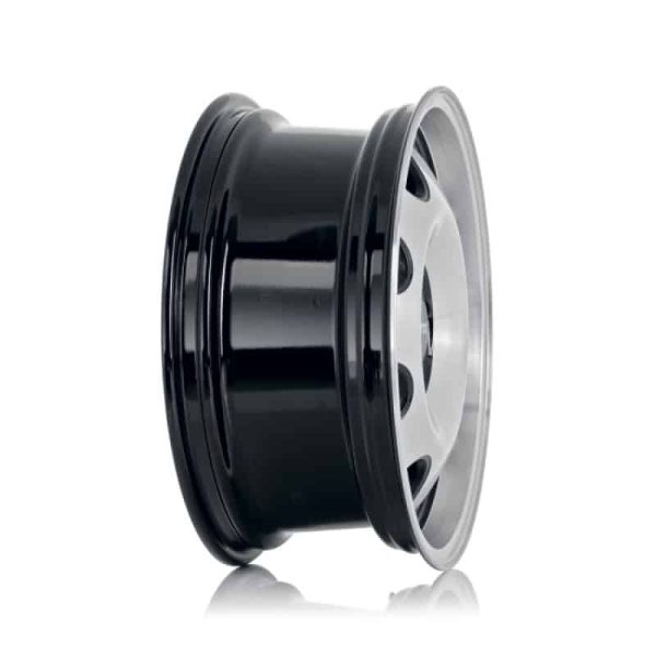 ATS Cup 18 Black Polished alloy wheel Side on