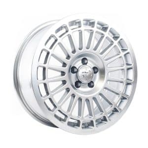 Fifteen52 Deltona Speed Silver angle alloy wheel
