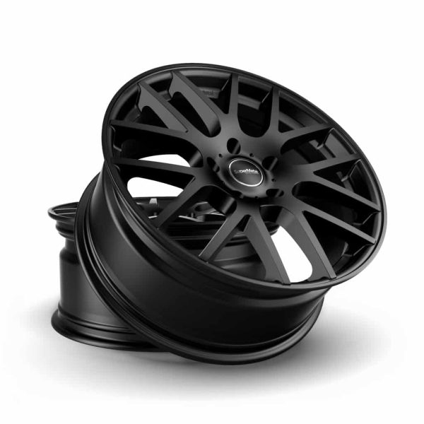 Supermetal Trident Matt Black 3 alloy wheel