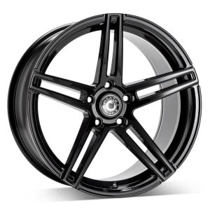 Wrath WF1 Gloss Black 1 alloy wheel