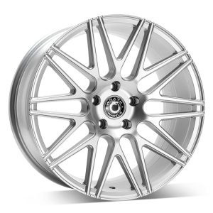 Wrath WF3 Bright Silver 1 alloy wheel
