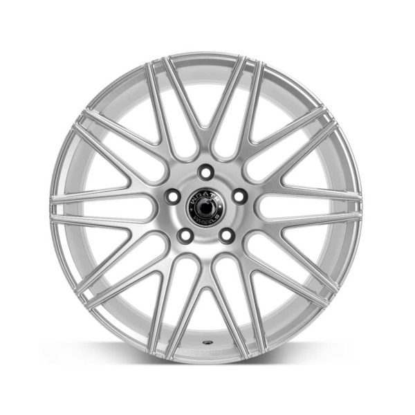 Wrath WF3 Bright Silver flat alloy wheel