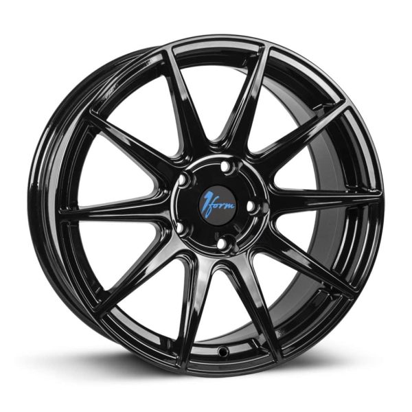 1Form Edition.3 Gloss Black and Blue Cap Edition 3 EDT.3 alloy wheel