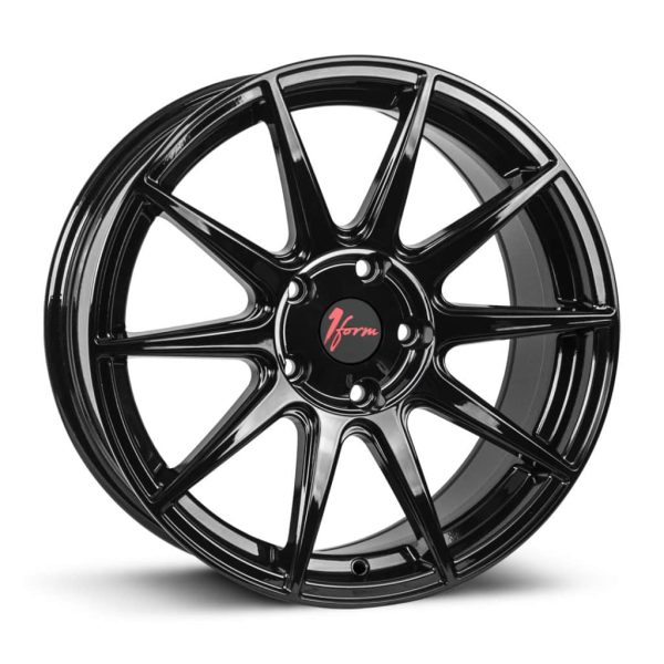 1Form Edition.3 Gloss Black and Red Cap Edition 3 EDT.3 alloy wheel