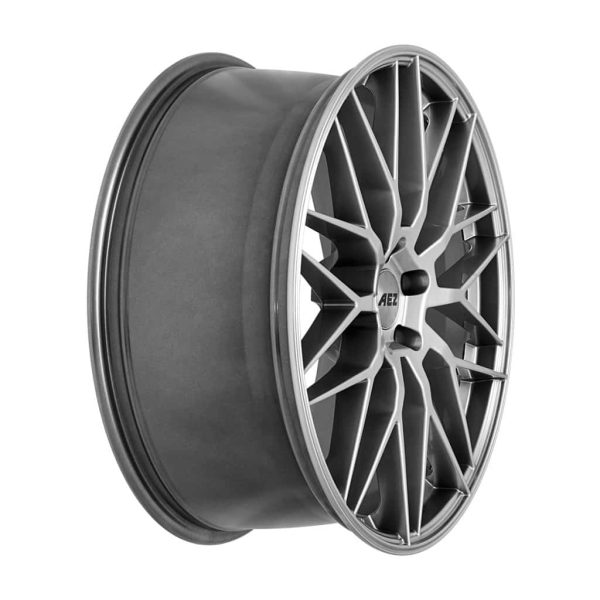 AEZ Crest Silver High Gloss 1024 angle 2 alloy wheel