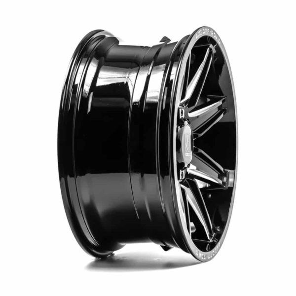 Axe AT3 Gloss Black Milled 3 alloy wheel