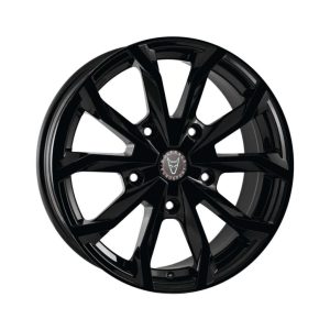 Wolfrace Assassin TRS Gloss Black angle alloy wheel