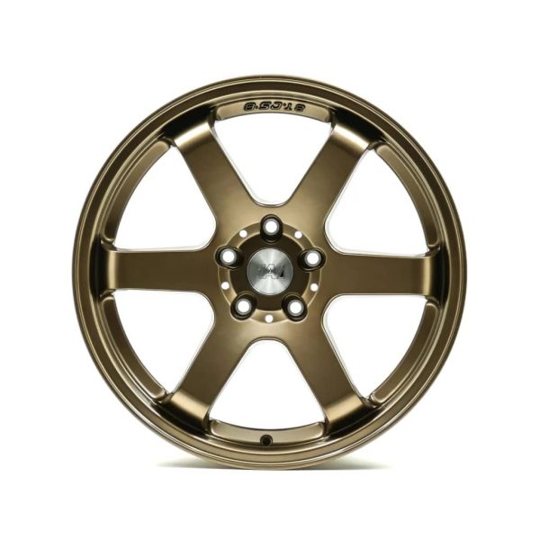 1AV ZX6 Satin Bronze flat alloy wheel