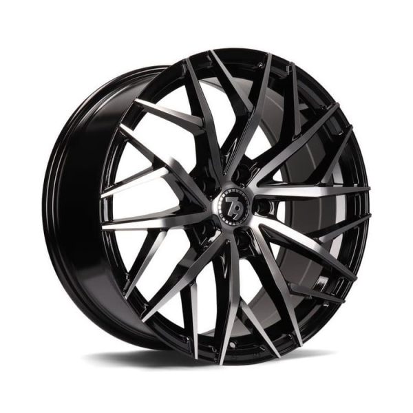 Seventy9 SV-C Black Polished Face alloy wheel