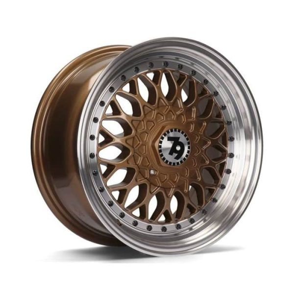 Seventy9 SV-E Bronze Polished Lip alloy wheel