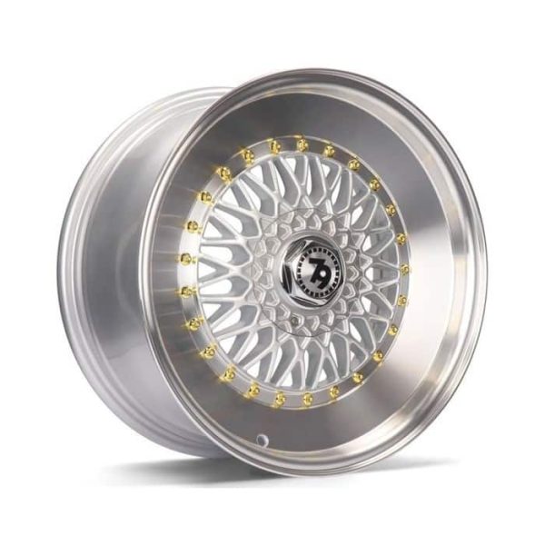 Seventy9 SV-F Silver Polished Lip alloy wheel