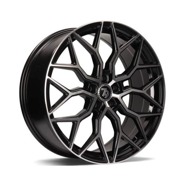 Seventy9 SV-K Black Polished Face alloy wheel